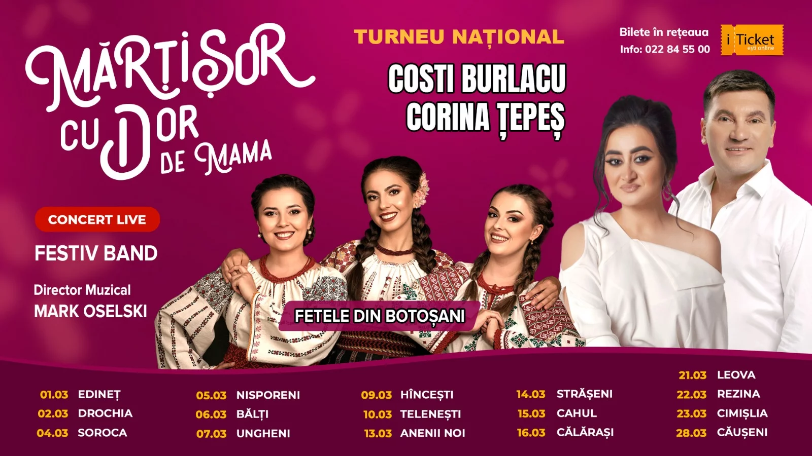 Concert „Mărțișor cu Dor de Mamă” (Soroca)